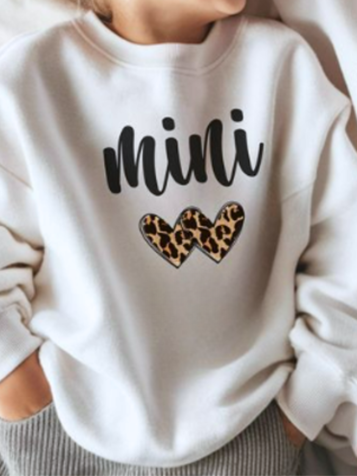 Sweatshirt Mini Animal Print